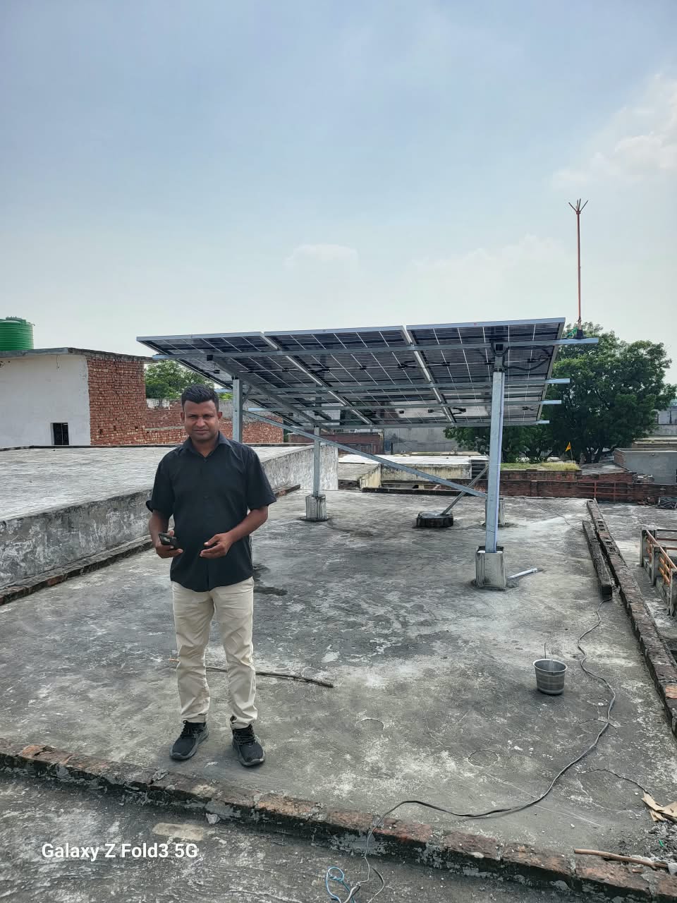 Rooftop solar installation 10
